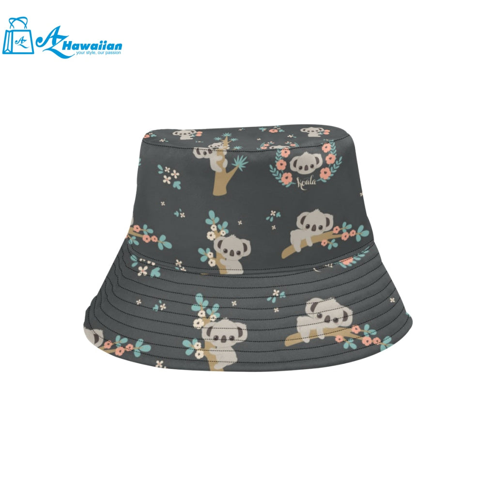 Cute koala pattern Unisex Bucket Hat