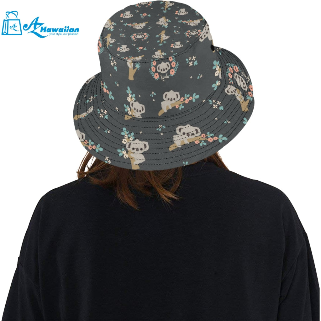 Cute koala pattern Unisex Bucket Hat