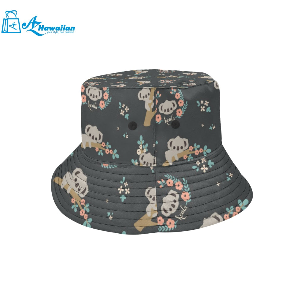 Cute koala pattern Unisex Bucket Hat