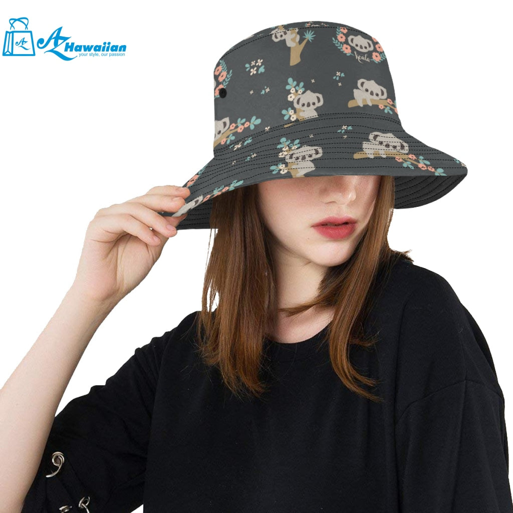 Cute koala pattern Unisex Bucket Hat