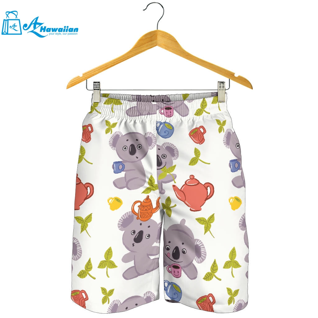 Cute Koalas Teapots Tea Men Shorts