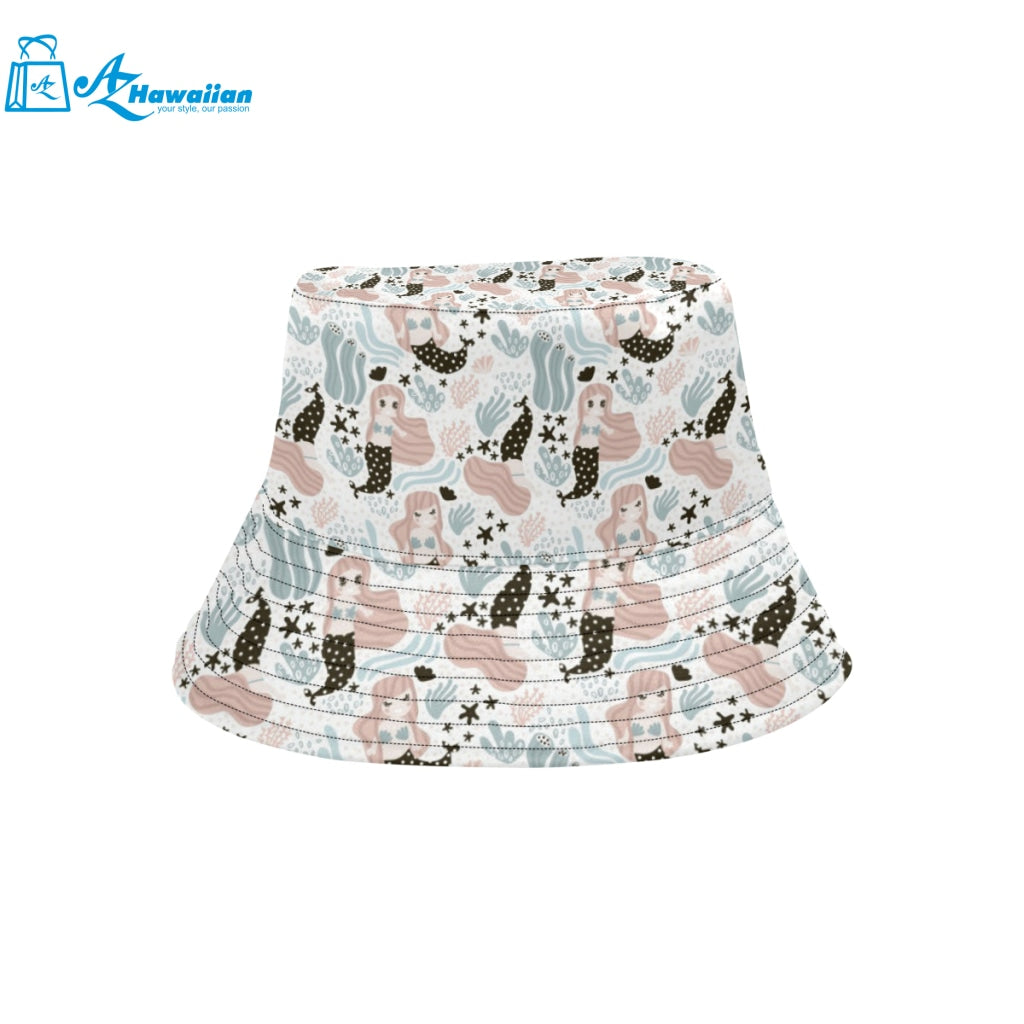 cute mermaid pattern Unisex Bucket Hat