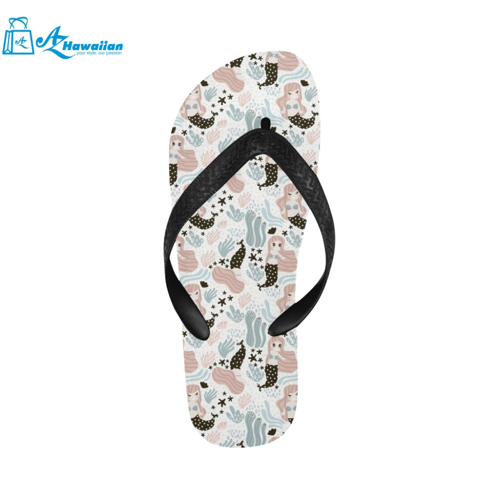 cute mermaid pattern Unisex Flip Flops