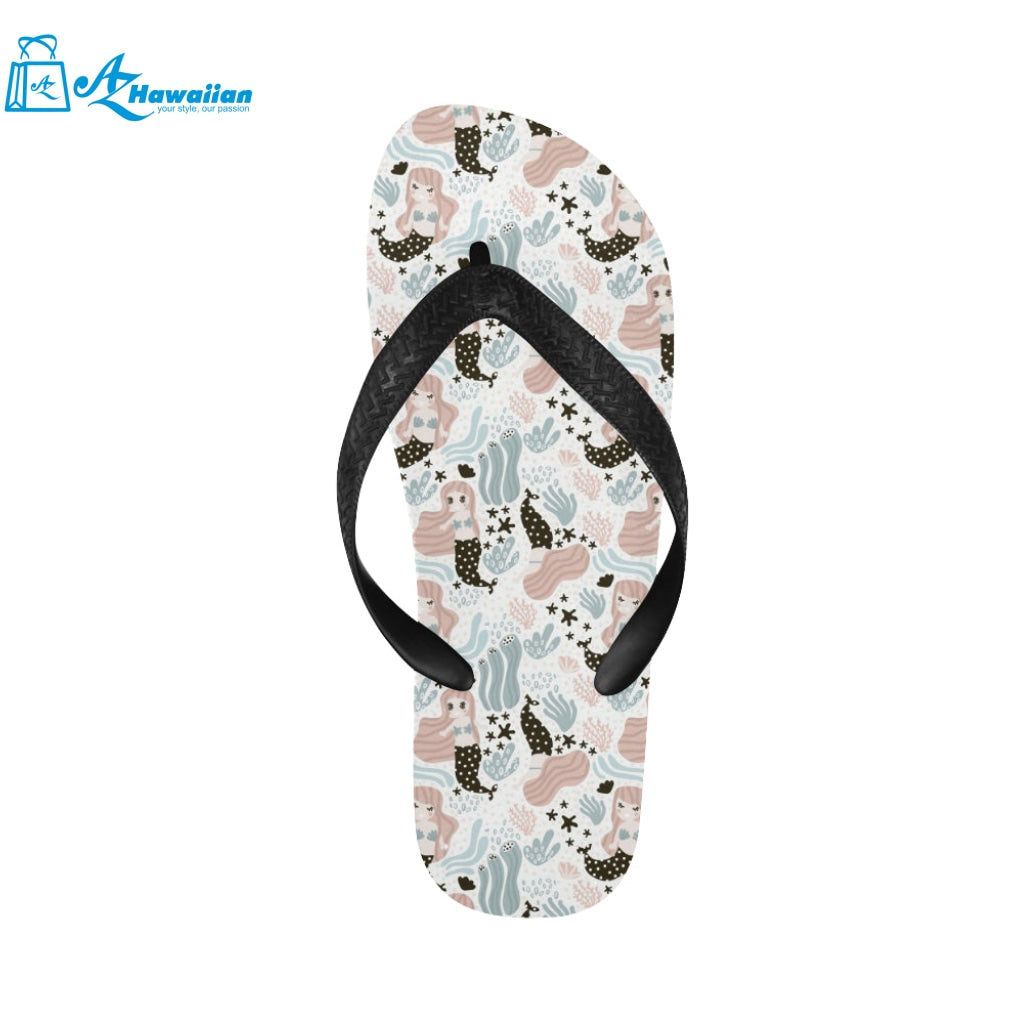 cute mermaid pattern Unisex Flip Flops