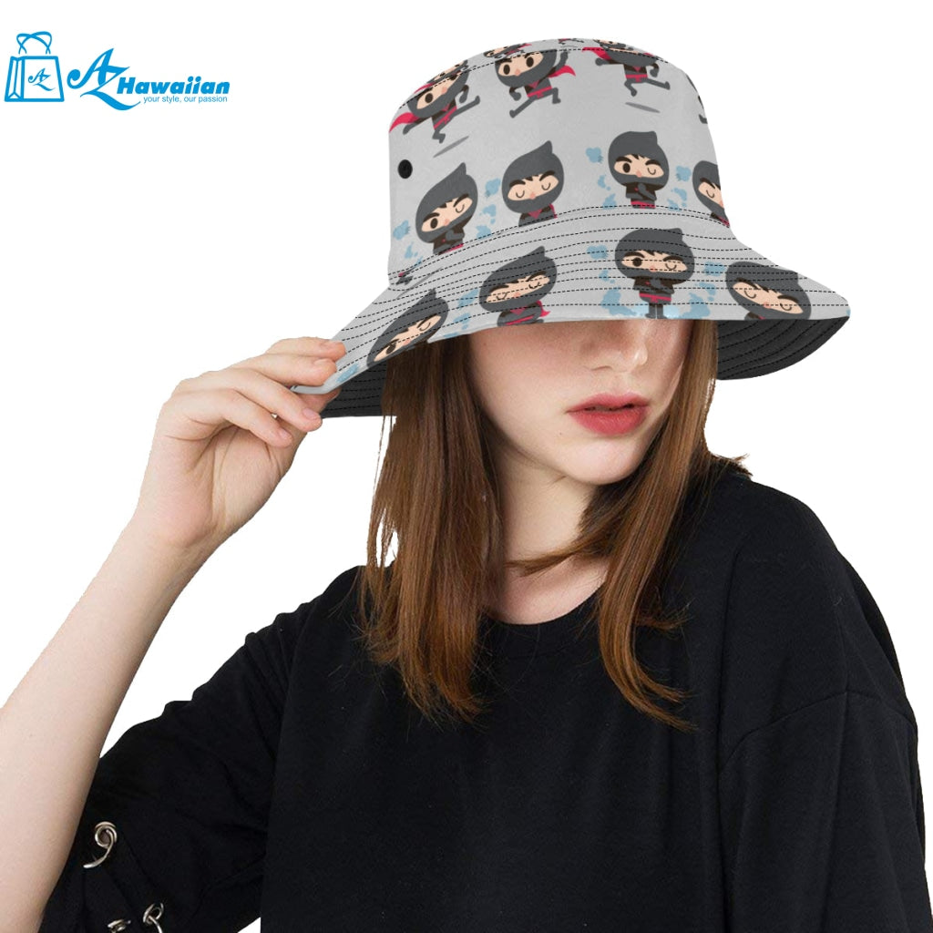 Cute ninja pattern Unisex Bucket Hat