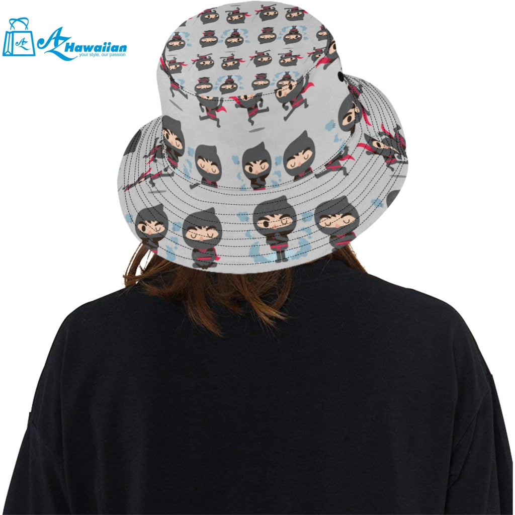 Cute ninja pattern Unisex Bucket Hat