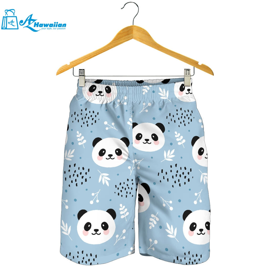 Cute Panda Pattern Men Shorts