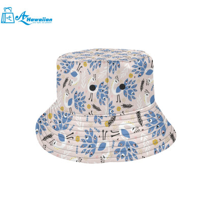 Cute peacock pattern Unisex Bucket Hat