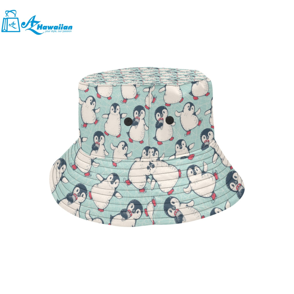 Cute Penguin pattern Unisex Bucket Hat