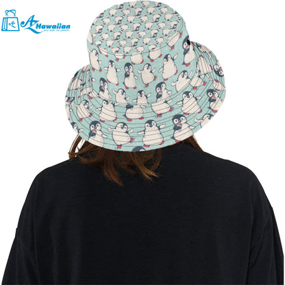 Cute Penguin pattern Unisex Bucket Hat