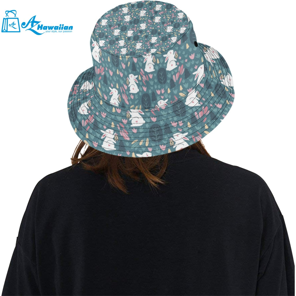 Cute rabbit pattern Unisex Bucket Hat