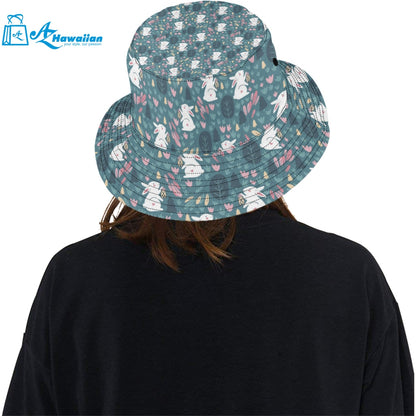 Cute rabbit pattern Unisex Bucket Hat