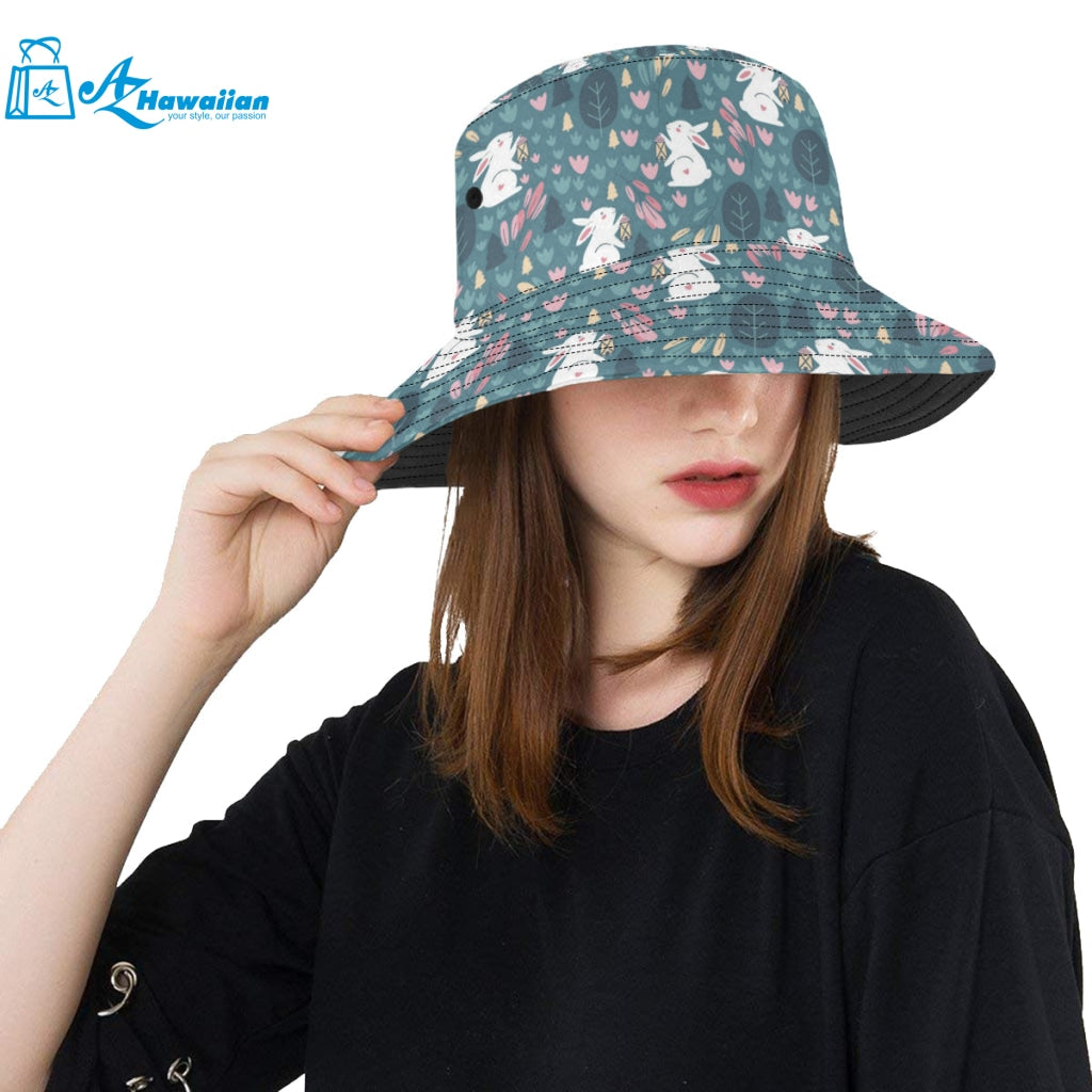 Cute rabbit pattern Unisex Bucket Hat