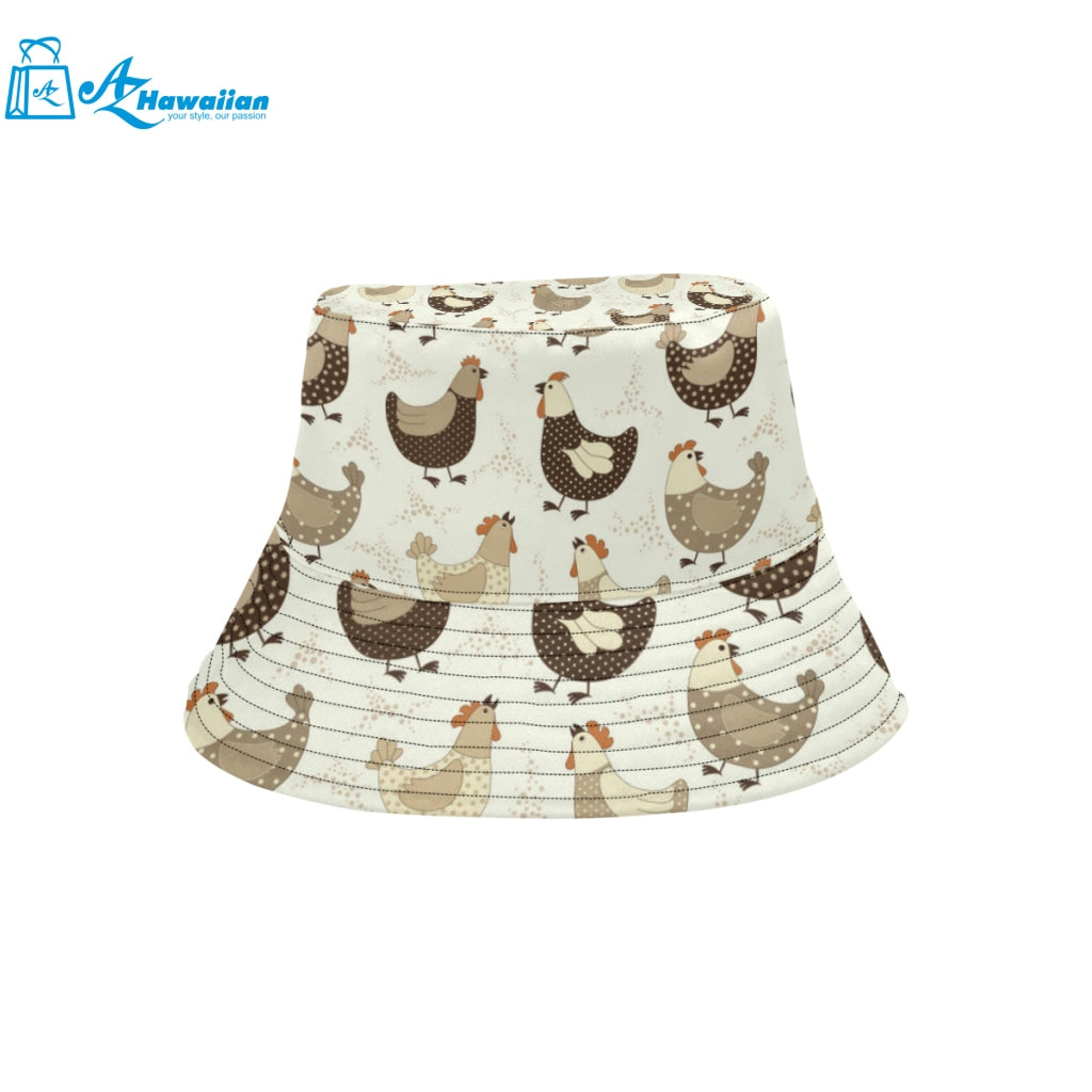 Cute rooster chicken cock Unisex Bucket Hat