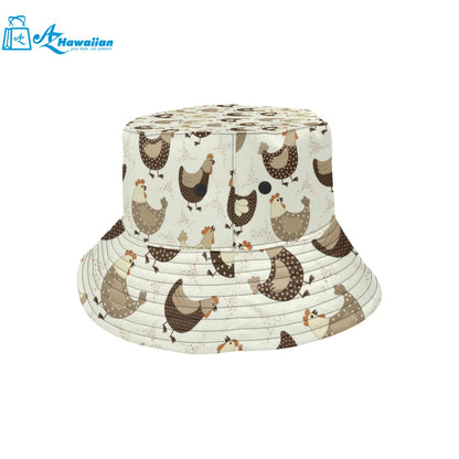 Cute rooster chicken cock Unisex Bucket Hat