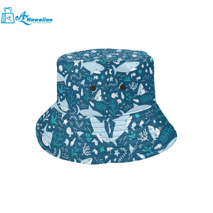 Cute shark pattern Unisex Bucket Hat