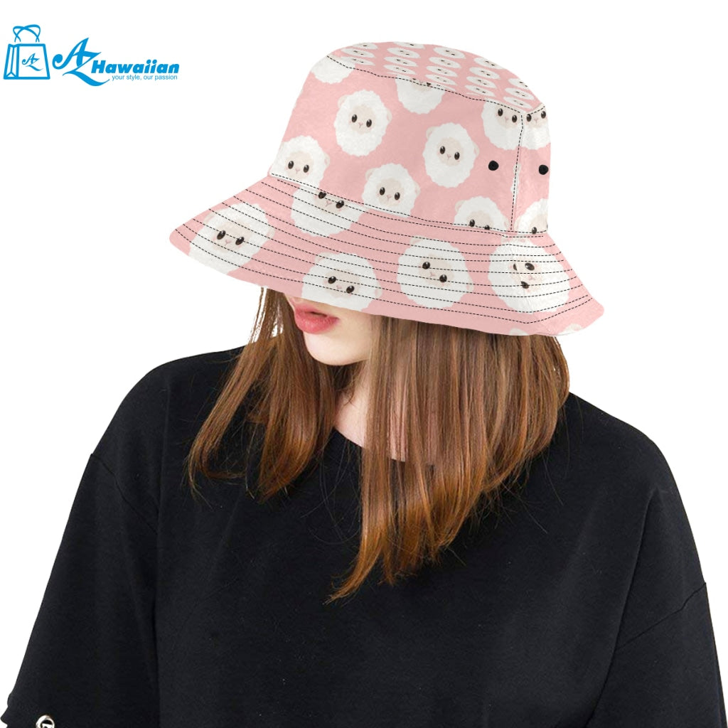 Cute sheep pattern Unisex Bucket Hat