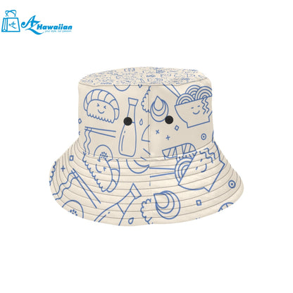 Cute sushi icon pattern Unisex Bucket Hat