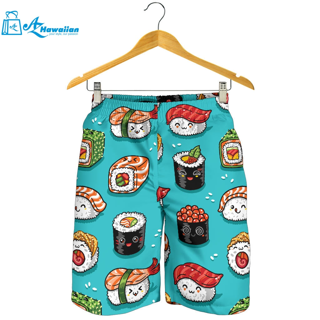 Cute Sushi Pattern Men Shorts