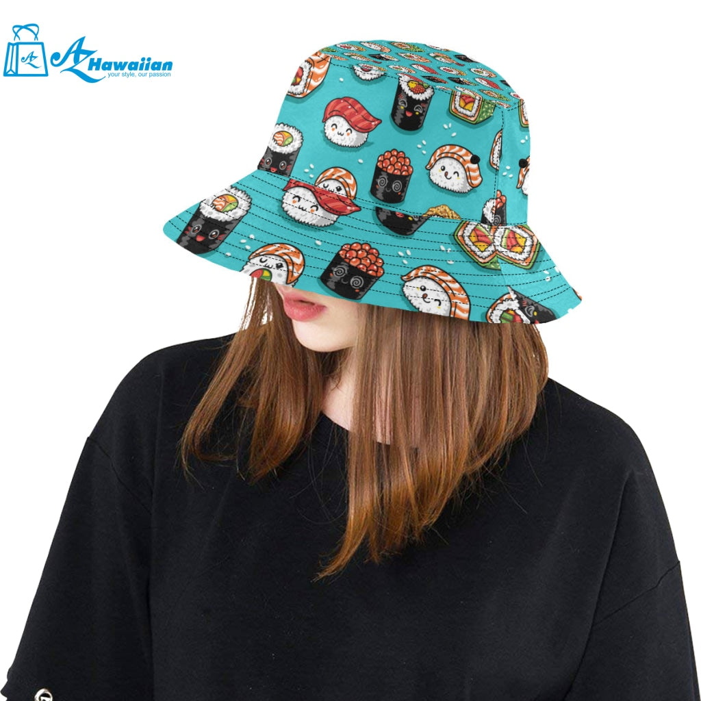 Cute sushi pattern Unisex Bucket Hat