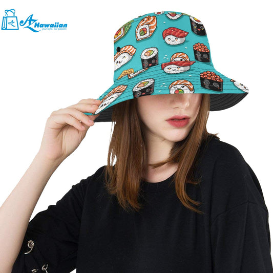 Cute sushi pattern Unisex Bucket Hat