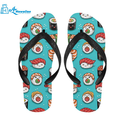 Cute sushi pattern Unisex Flip Flops