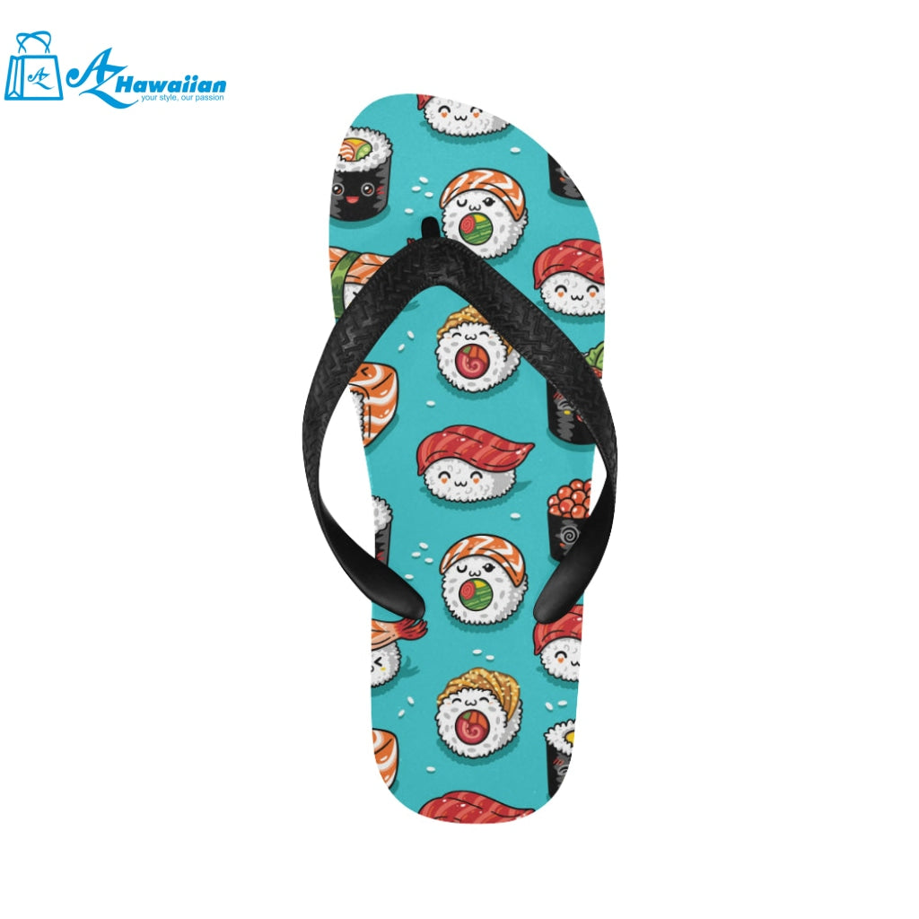 Cute sushi pattern Unisex Flip Flops