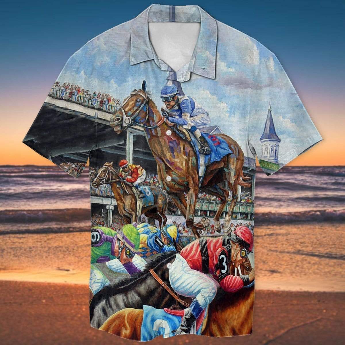 Amazing Kentucky Horse Racing Unisex Hawaiian Shirts