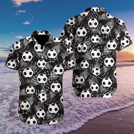 Hawaiian Aloha Shirts Soccer Pattern #2309H