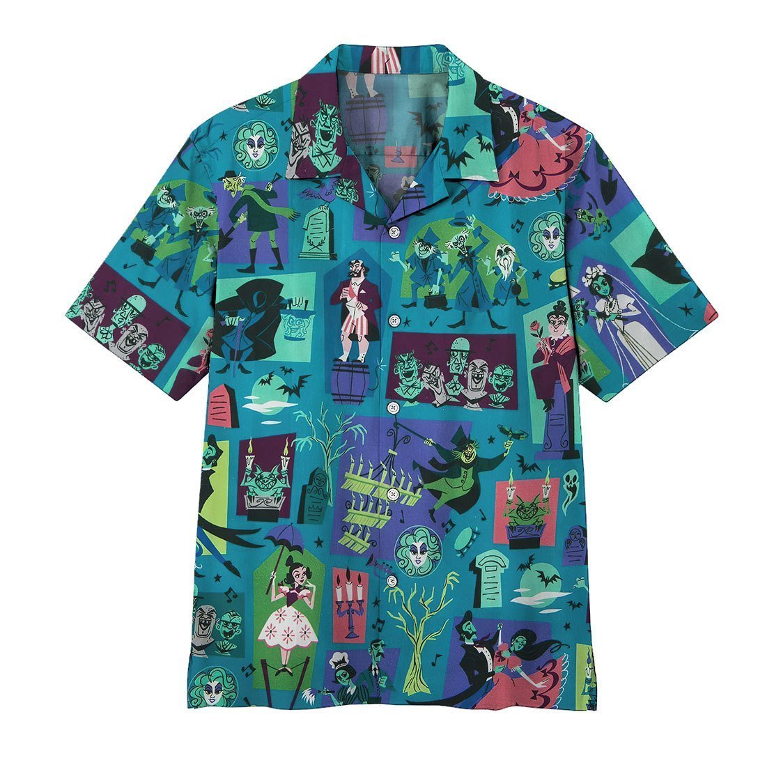  3D Haunted Maison Hawaii Shirt