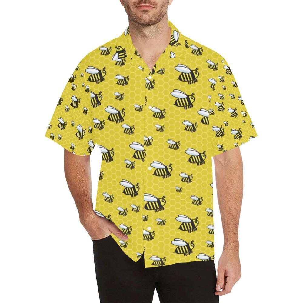 Bee Cute Print Design Hawaiian Shirt