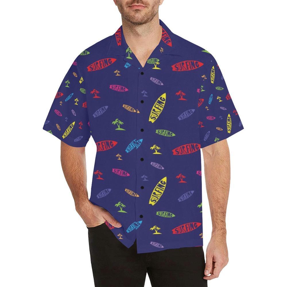 Surfboard Print Design Hawaiian Shirt