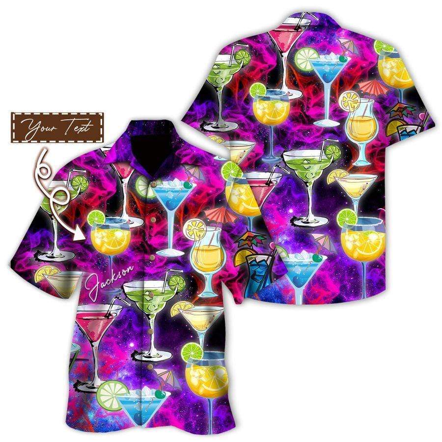 A Martini Cocktail Shaken Not Stirred Hawaiian Shirts #Dh