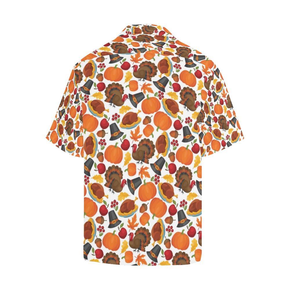 Thanksgiving Print Design Hawaiian Shirt