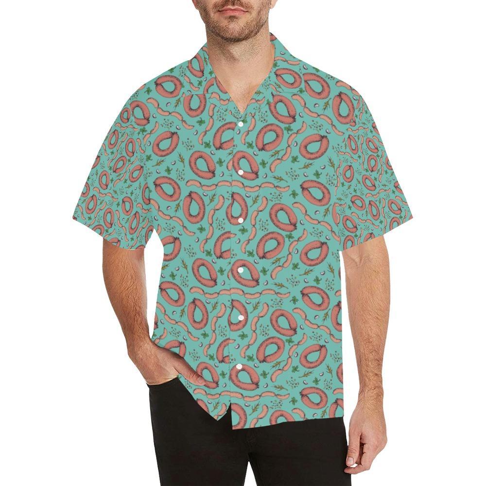 Sausage Print Design Hawaiian Shirt