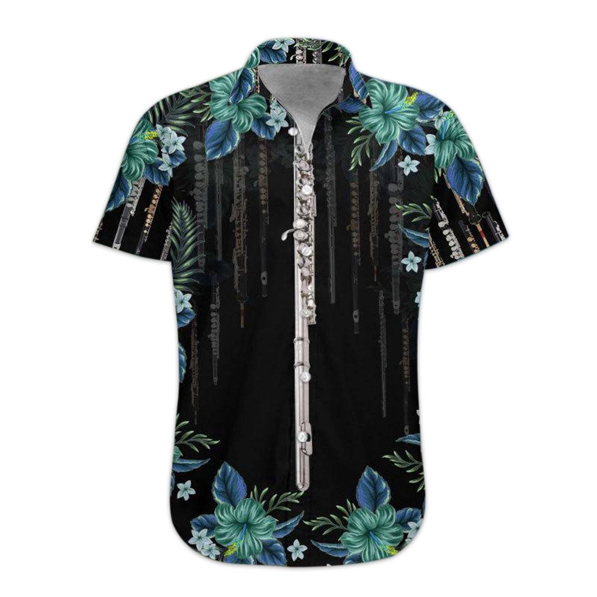  3D Flute Hawaii Shirt