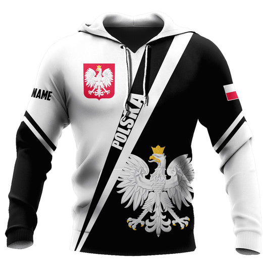 Personalized Polska All Over Printed Unisex Hoodie