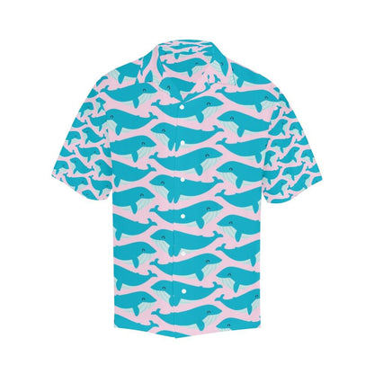 Whale Print Design Hawaiian Shirt