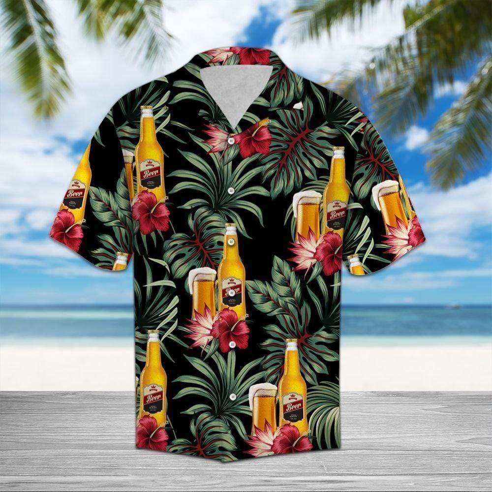 Drink Beer Get Good Time Hawaiian Aloha Shirts