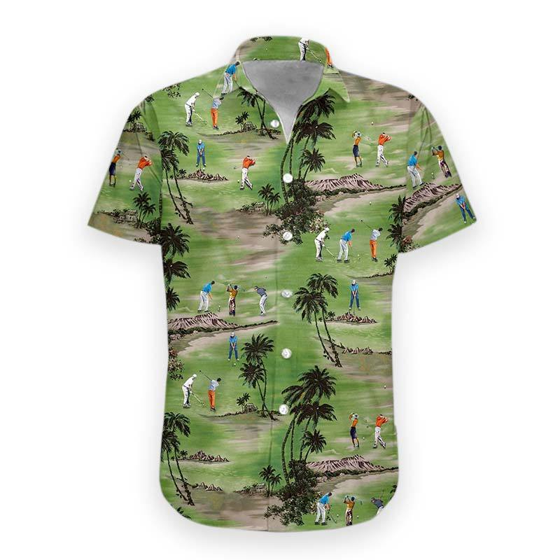  3D Golf Hawaii Shirt