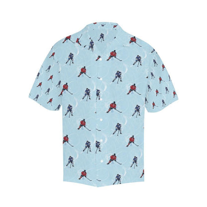 Hockey Player Print Design Hawaiian Shirt