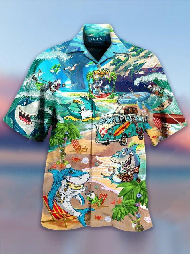 Vintage Shirt Collar Hawaiian Shirt | For Men & Women | Adult | HW3749