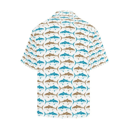 Tuna Fish Print Design Hawaiian Shirt