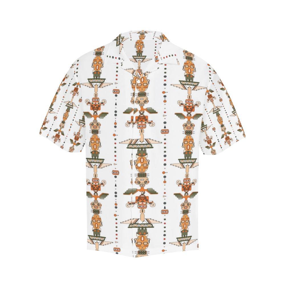 Totem Print Design Hawaiian Shirt