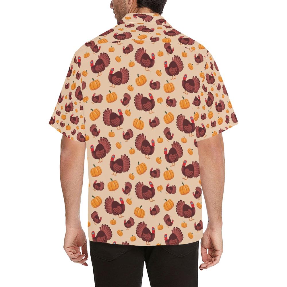 Thanksgiving Print Design Hawaiian Shirt