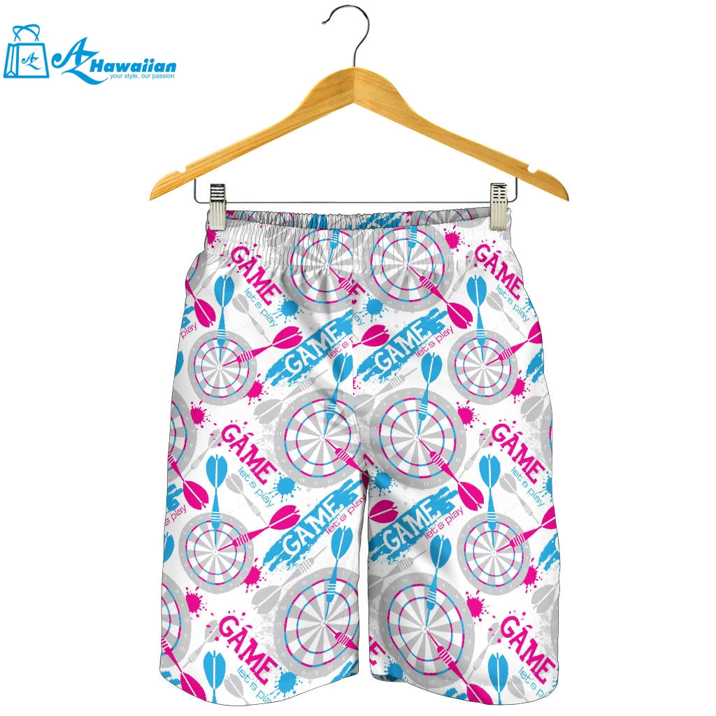 Darts Pattern Print Design 01 Men Shorts