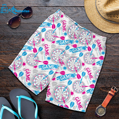 Darts Pattern Print Design 01 Men Shorts