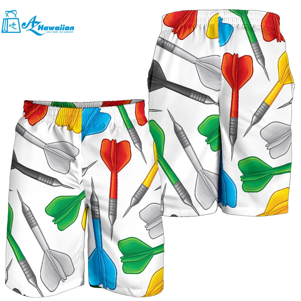 Darts Pattern Print Design 03 Men Shorts