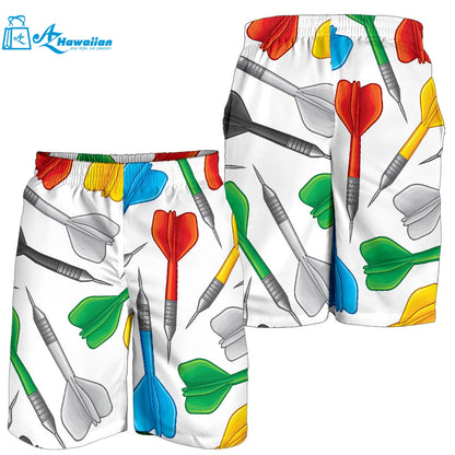 Darts Pattern Print Design 03 Men Shorts