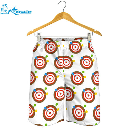 Darts Pattern Print Design 04 Men Shorts